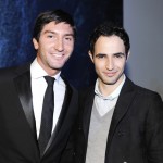 Evan Lysacek and Zac Posen
