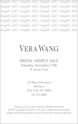 Bridal Sample Sale 2010