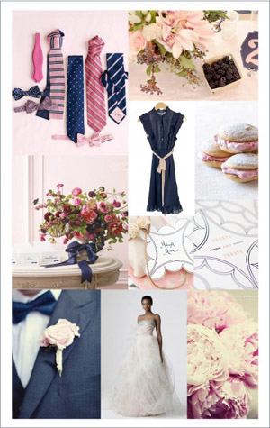 Pink and Navy Pink and Navy