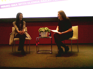 Hearst Conference Vera with Glenda Bailey