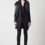 PF11_Look 01 Charcoal wool felt coat