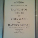 Launch of White by Vera Wang