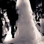 Leo & Pamela WeddingPhotography (732) Bride and groom walking down the aisle