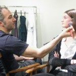 WWD Lavender Shoot 005 Emir applying makeup