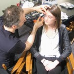 WWD Lavender Shoot 015 Emir applying makeup