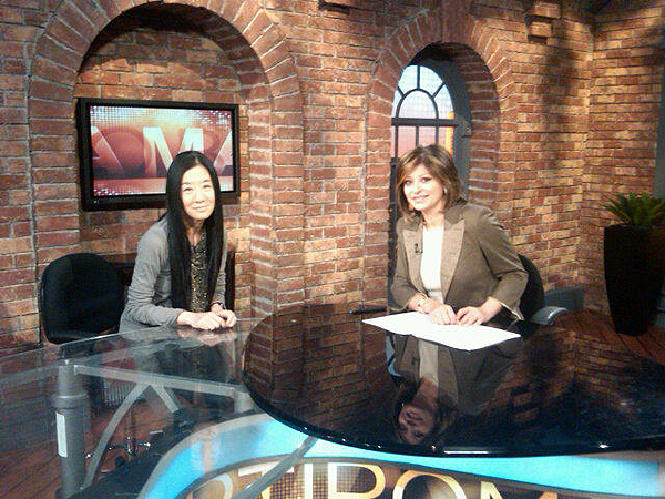 CNBC Vera Wang and Maria Bartiromo