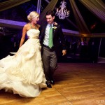 Real Wedding Bride and groom dance