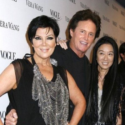 Vera with Kris and Bruce at the launch of V's new store on Melrose Ave. in LA