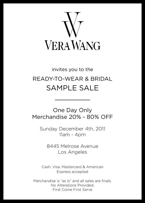 SAMPLE SALE SAMPLE SALE