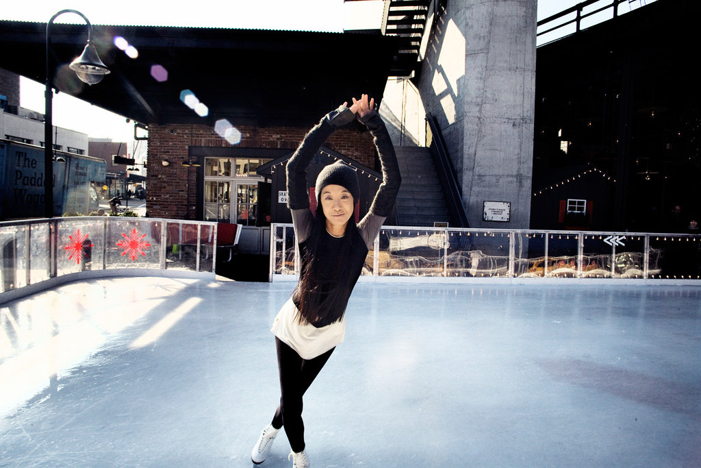 "The designer Vera Wang at the Standard Hotel’s ice skating rink." | Photography: Marvin Orellana, Courtesy: T Magazine
