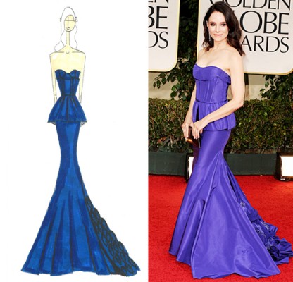 Madeleine Stowe: From Sketch to Dress