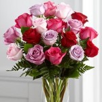 Roses are the classic Vday gift that no girl tires of. Vera Wang bouquets are available at www.FTD.com